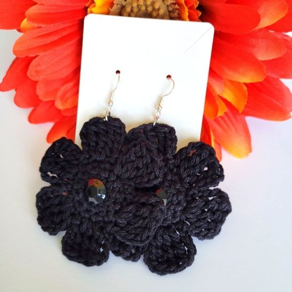 CROCHET Earrings, Summer Earrings ☀️ - Picture 2 of 10